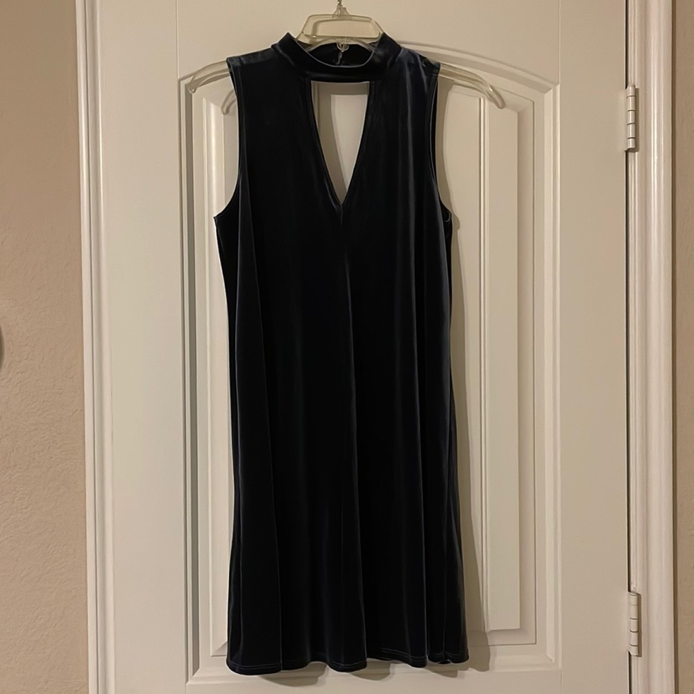 Elegant Black Velvet Dress